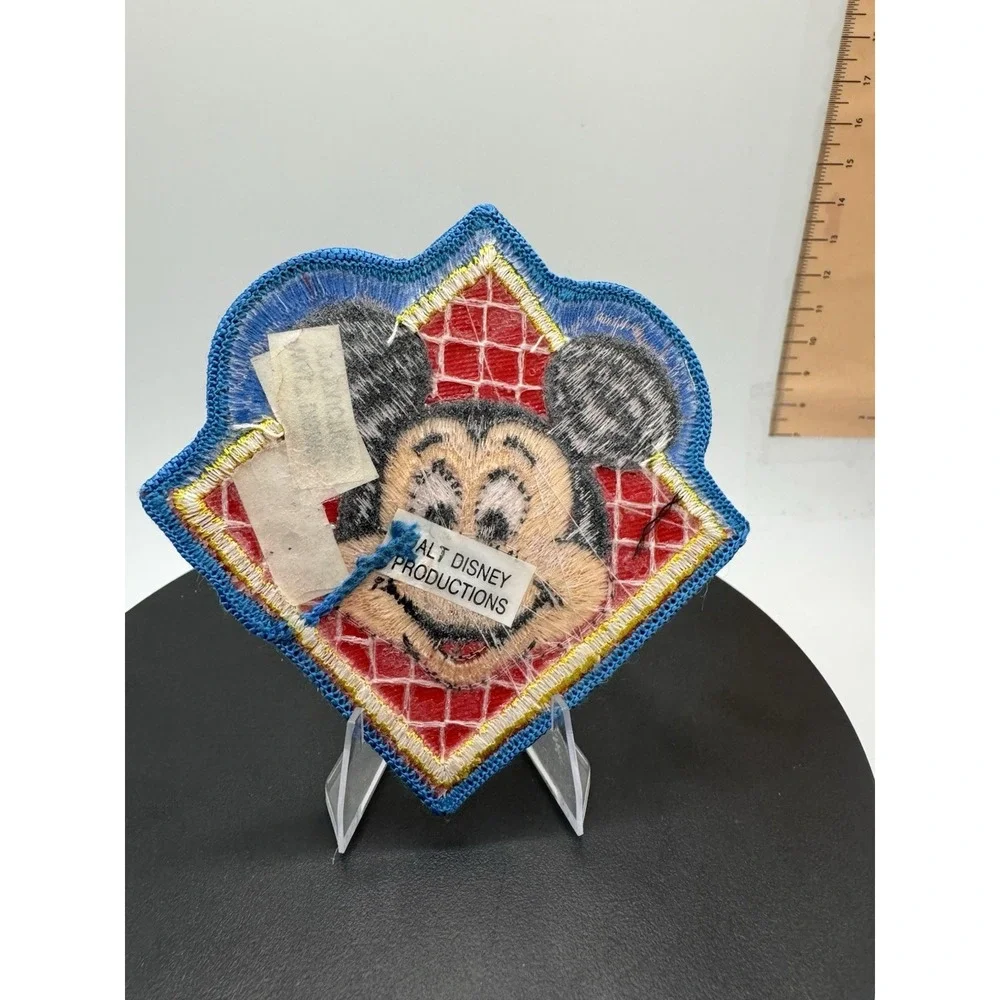 Vintage Mickey Mouse Character Patches Patch Walt Disney Productions